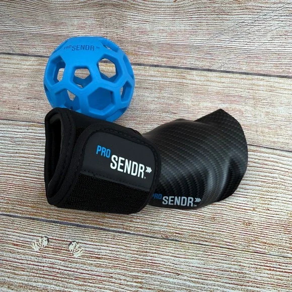 ProSENDR Golf Training Aid Right Hand Alignment Swing Trainer Blue Ball NEW - Picture 4 of 13